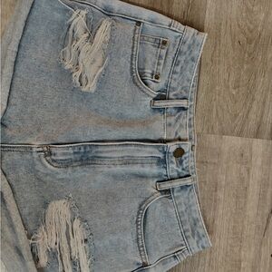 Billabong x The Salty Blonde jean shorts